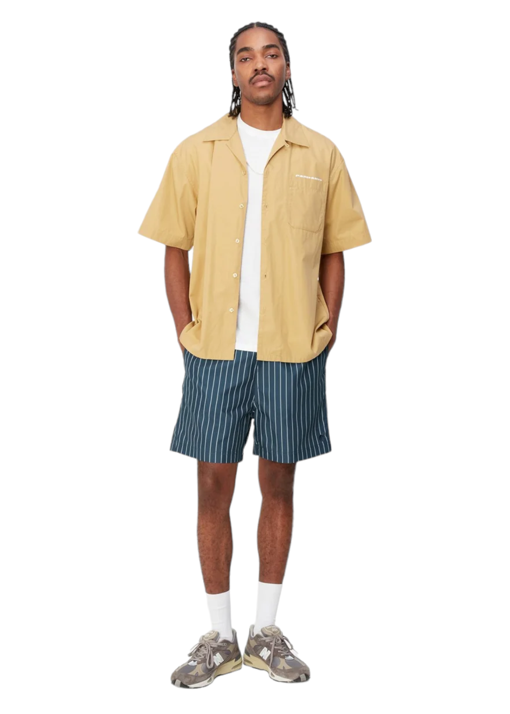 Carhartt WIP - Slater Swim Trunks - Cason Stripe - Hardpressed Print Studio Inc.