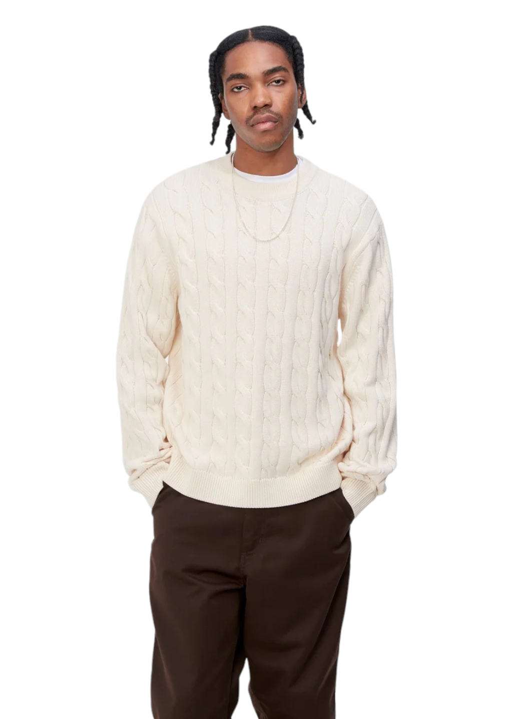 Carhartt WIP - Cambell Sweater - Natural - Hardpressed Print Studio Inc.