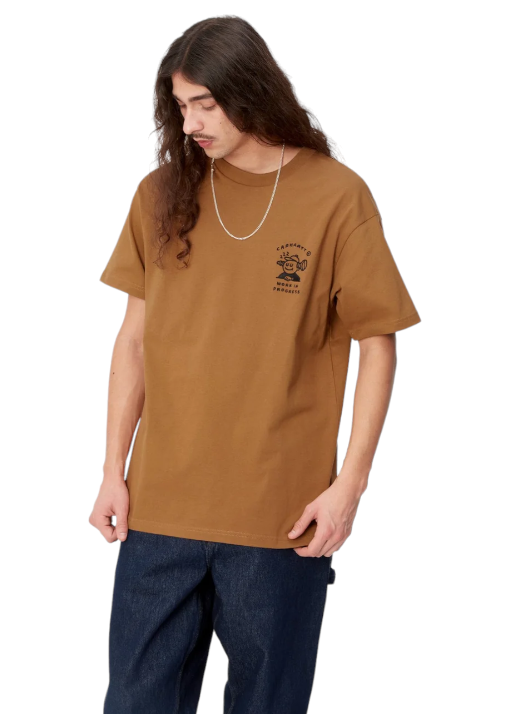 Carhartt WIP - S/S Icons T-Shirt - Hamilton Brown/Black - Hardpressed Print Studio Inc.