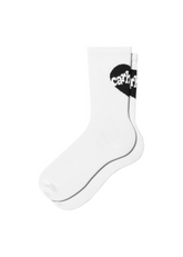 Carhartt WIP - Amour Socks - White/Black - Hardpressed Print Studio Inc.