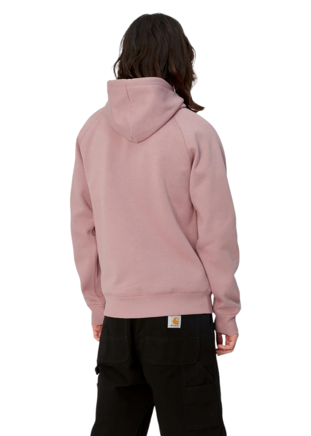 Carhartt WIP Hooded Chase Sweatshirt Glassy Pink Gold