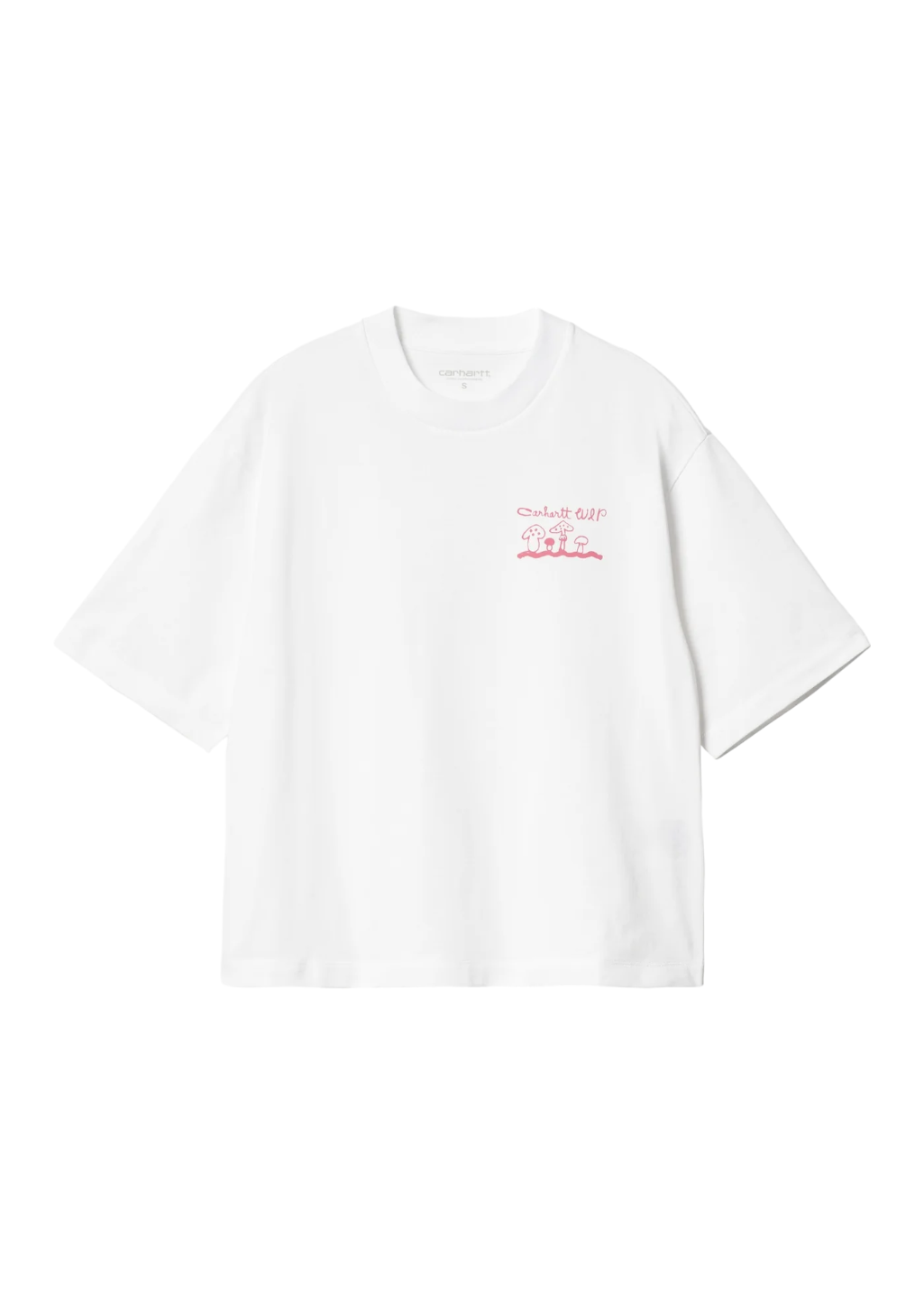 Carhartt WIP - W' S/S Kainosho T-Shirt - White/Charm Pink - Hardpressed Print Studio Inc.