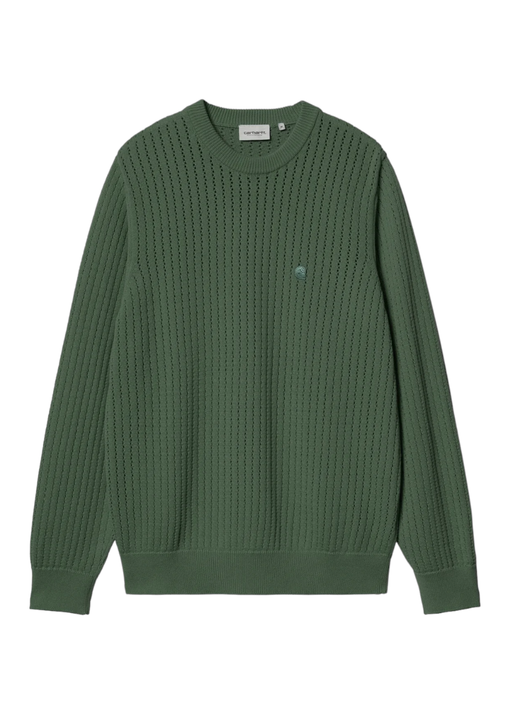 Carhartt WIP Calen Sweater Duck Green Hardpressed Print