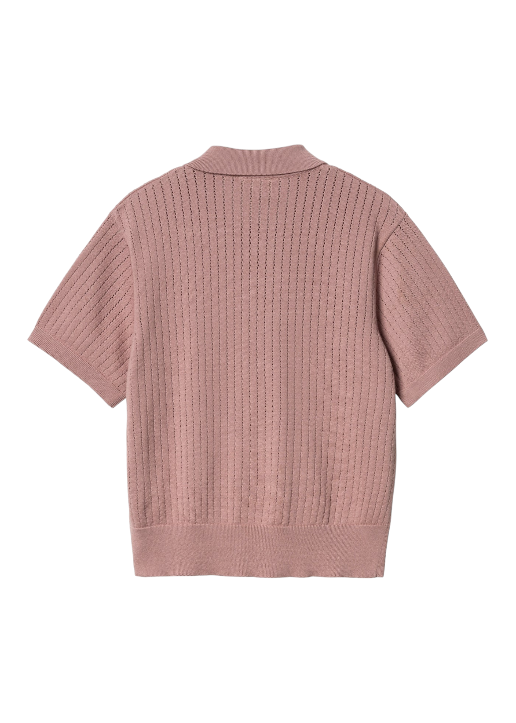 Carhartt WIP - W' S/S Norlina Polo Knit - Dusty Fuchsia