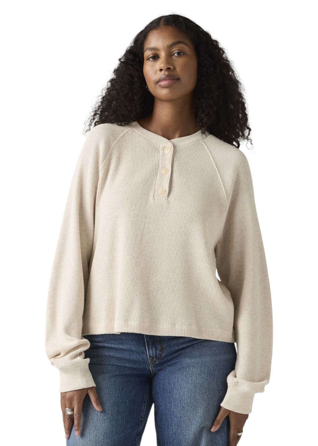 Levi's - Lassen Henley - Oatmeal Heather