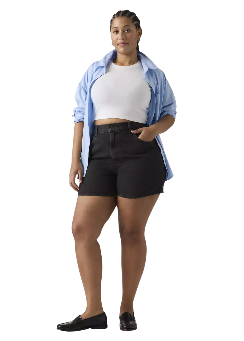 Levi's - Cinch Mid-Thigh Short - Open Mind - Hardpressed Print Studio Inc.