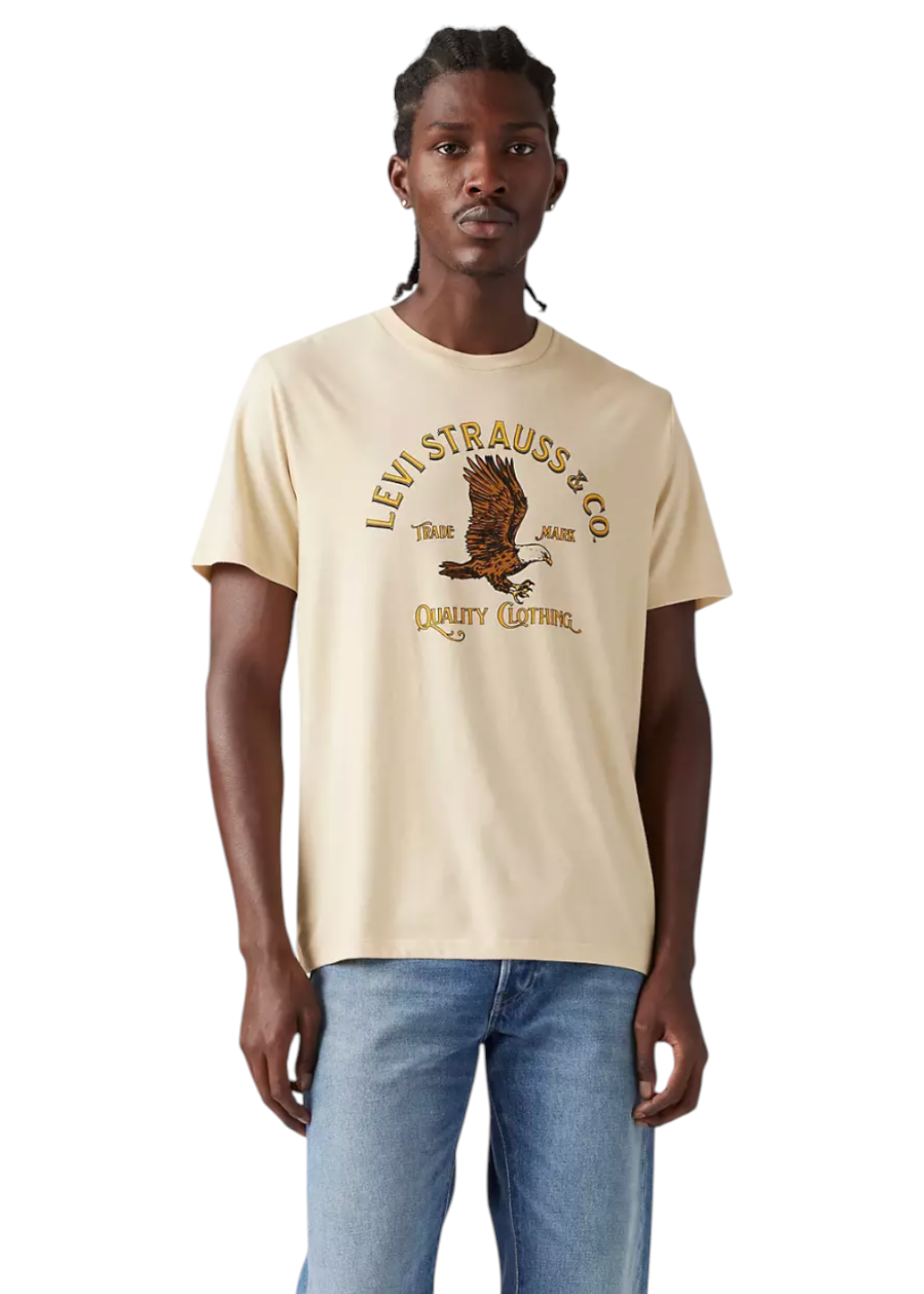 Levi's - Graphic Crewneck Tee - Heritage Americana Eagle Triblend