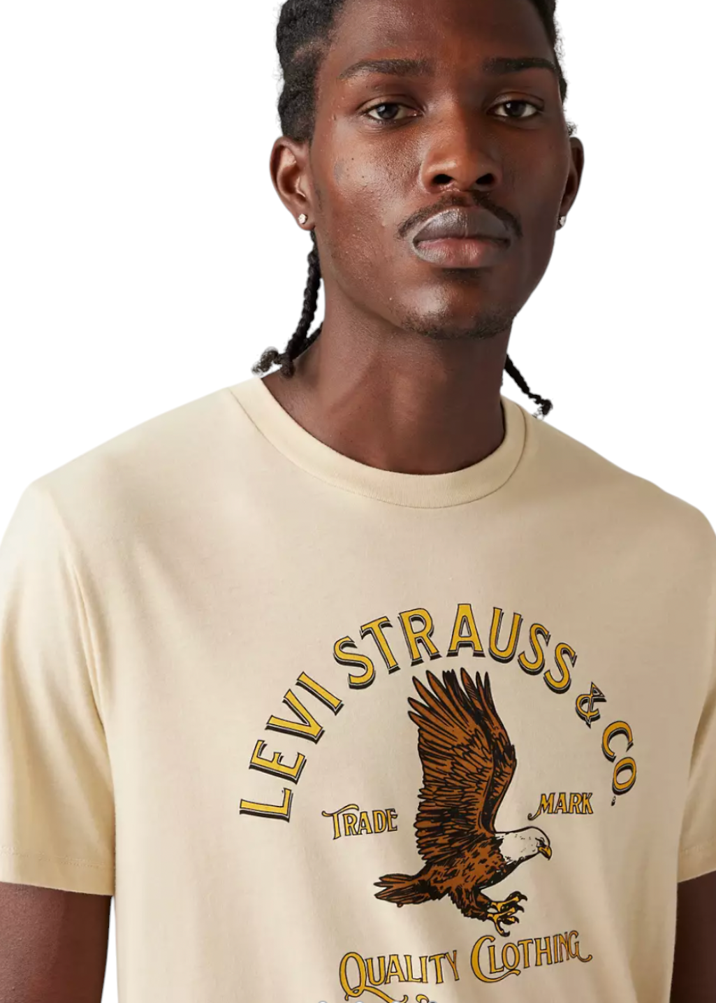 Levi's - Graphic Crewneck Tee - Heritage Americana Eagle Triblend