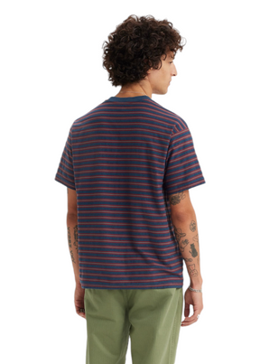 Levi's - Red Tab Vintage Tee - Miles Stripe Sargasso Sea