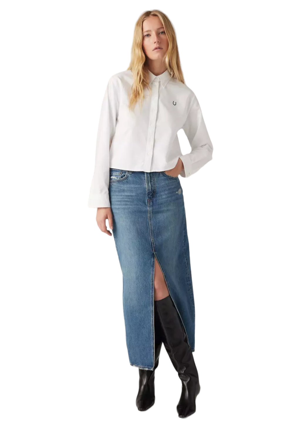 Levi's - Ankle Column Skirt - Low Fi Prep