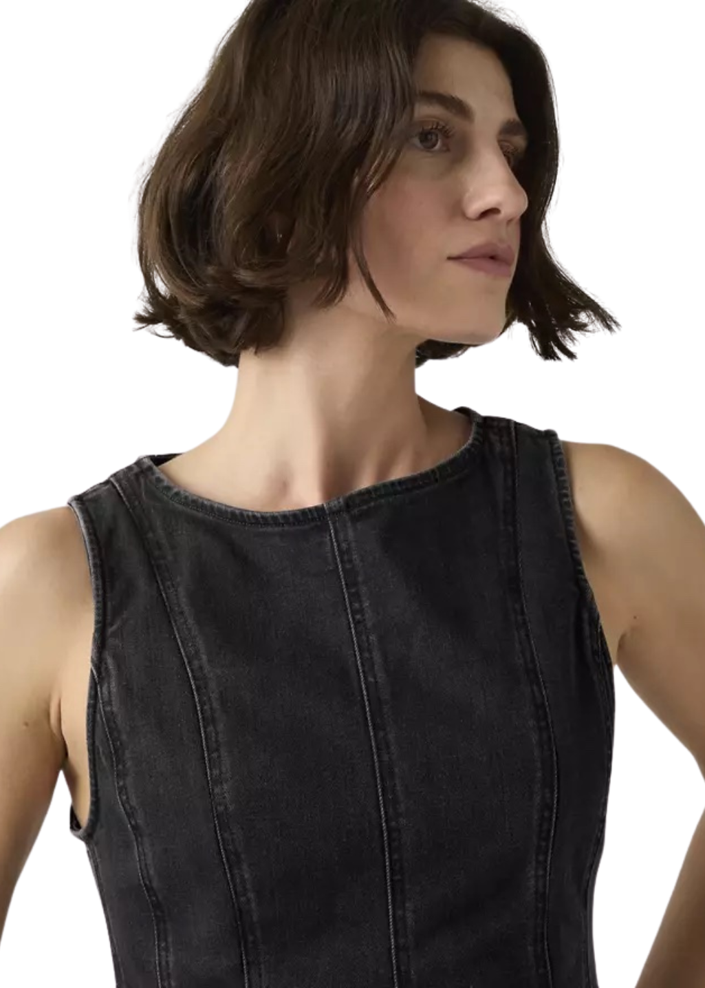 Levi's - Leighton Peplum Top - NY Nights - Hardpressed Print Studio Inc.