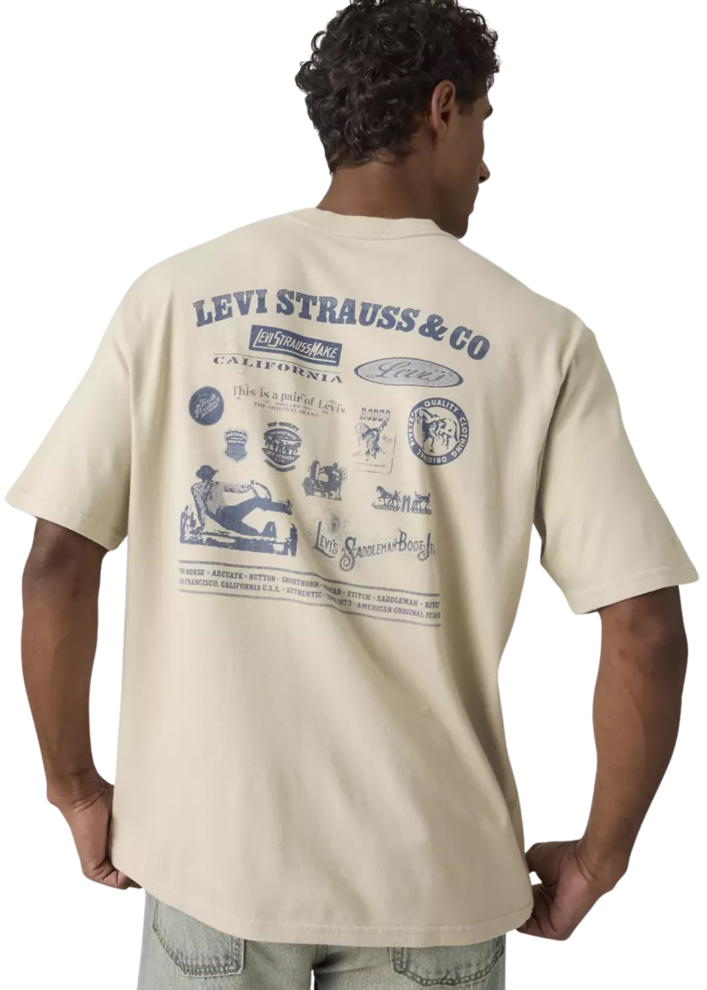 Levi's - WW GR Tee Archival 1 - Moonstruck - Hardpressed Print Studio Inc.