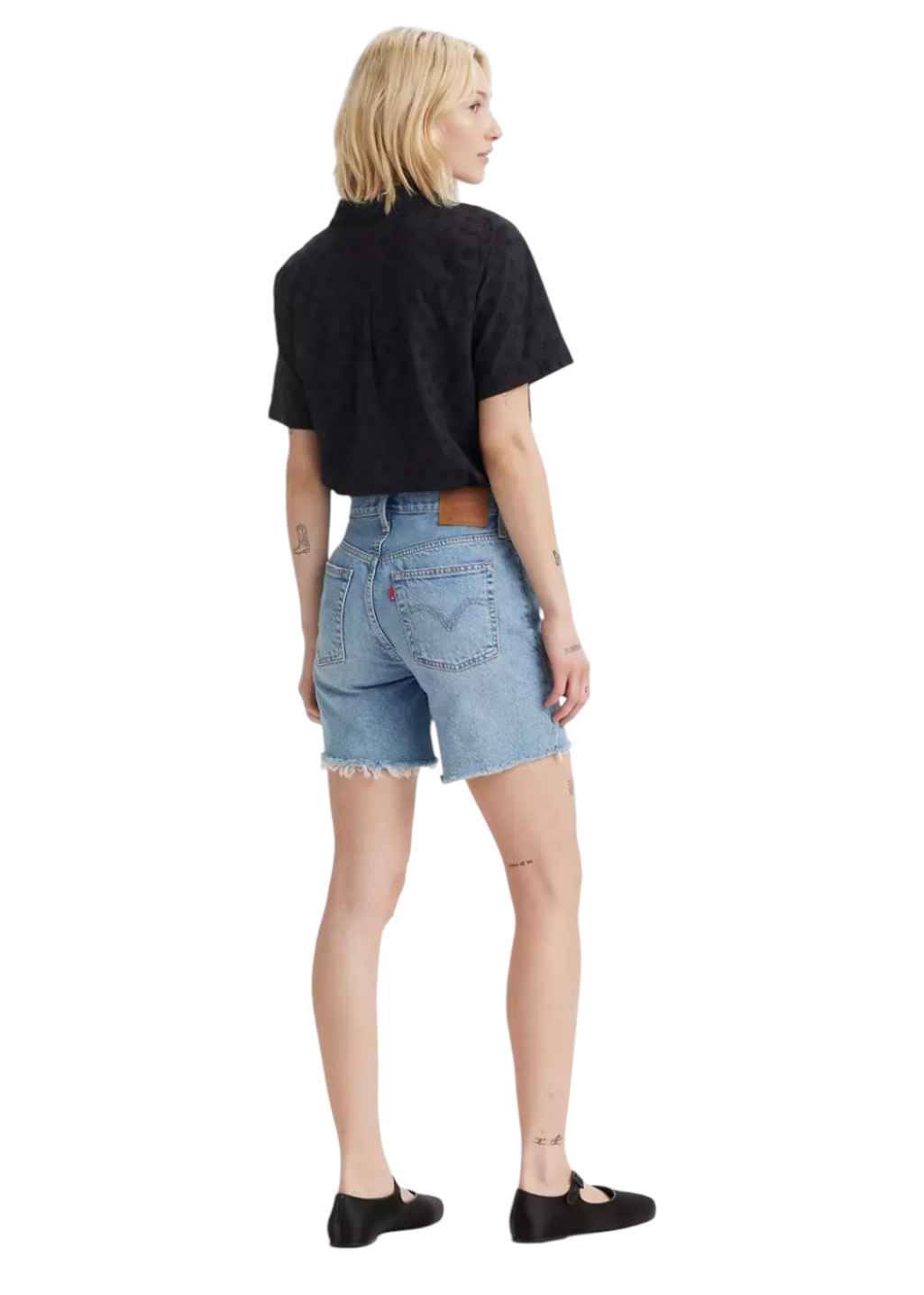 Levi's - 501® Mid Thigh Short - Fun Flare Lightweight