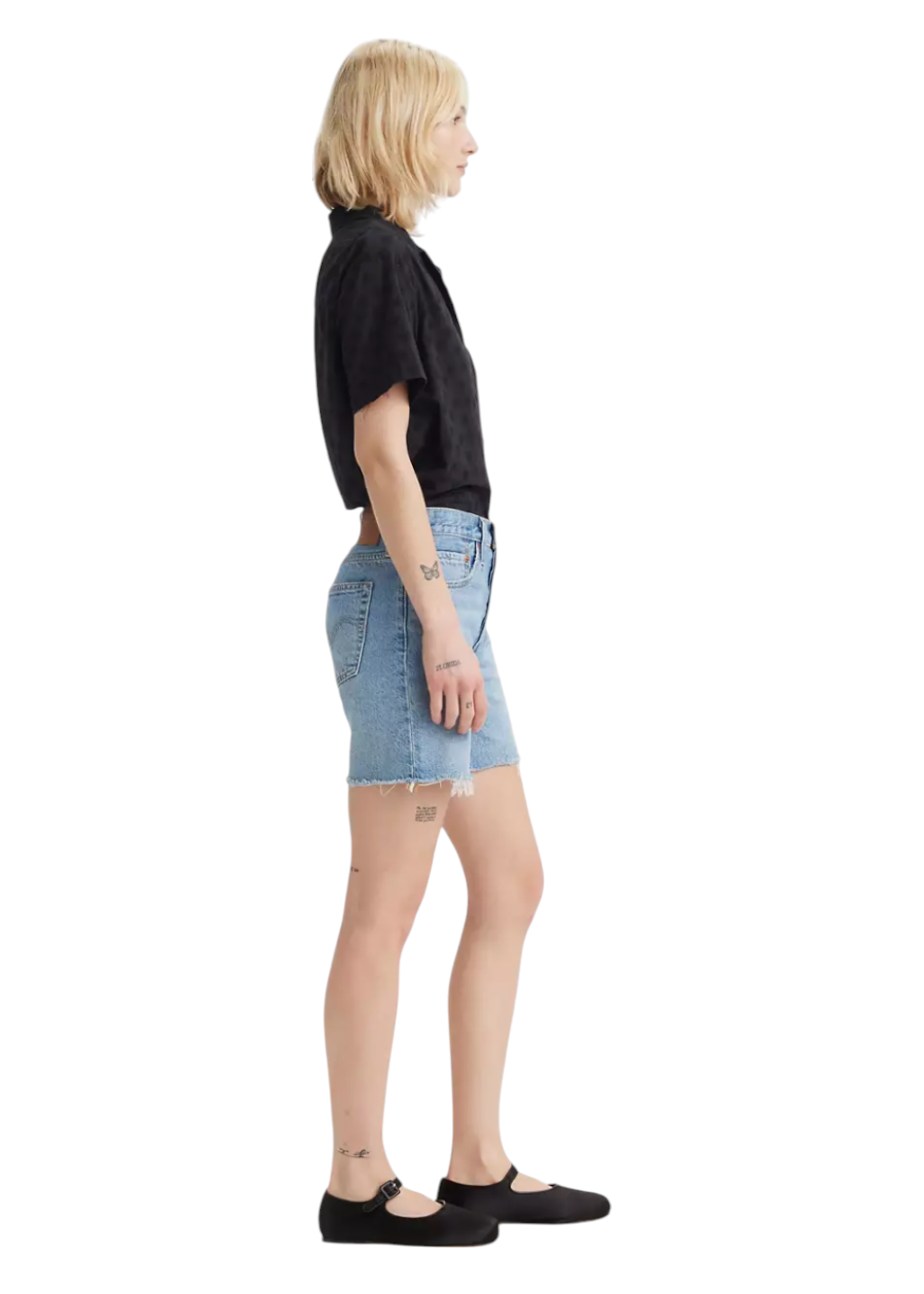 Levi's - 501® Mid Thigh Short - Fun Flare Lightweight