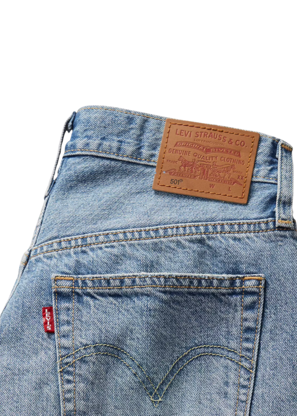 Levi's - 501® Mid Thigh Short - Fun Flare Lightweight