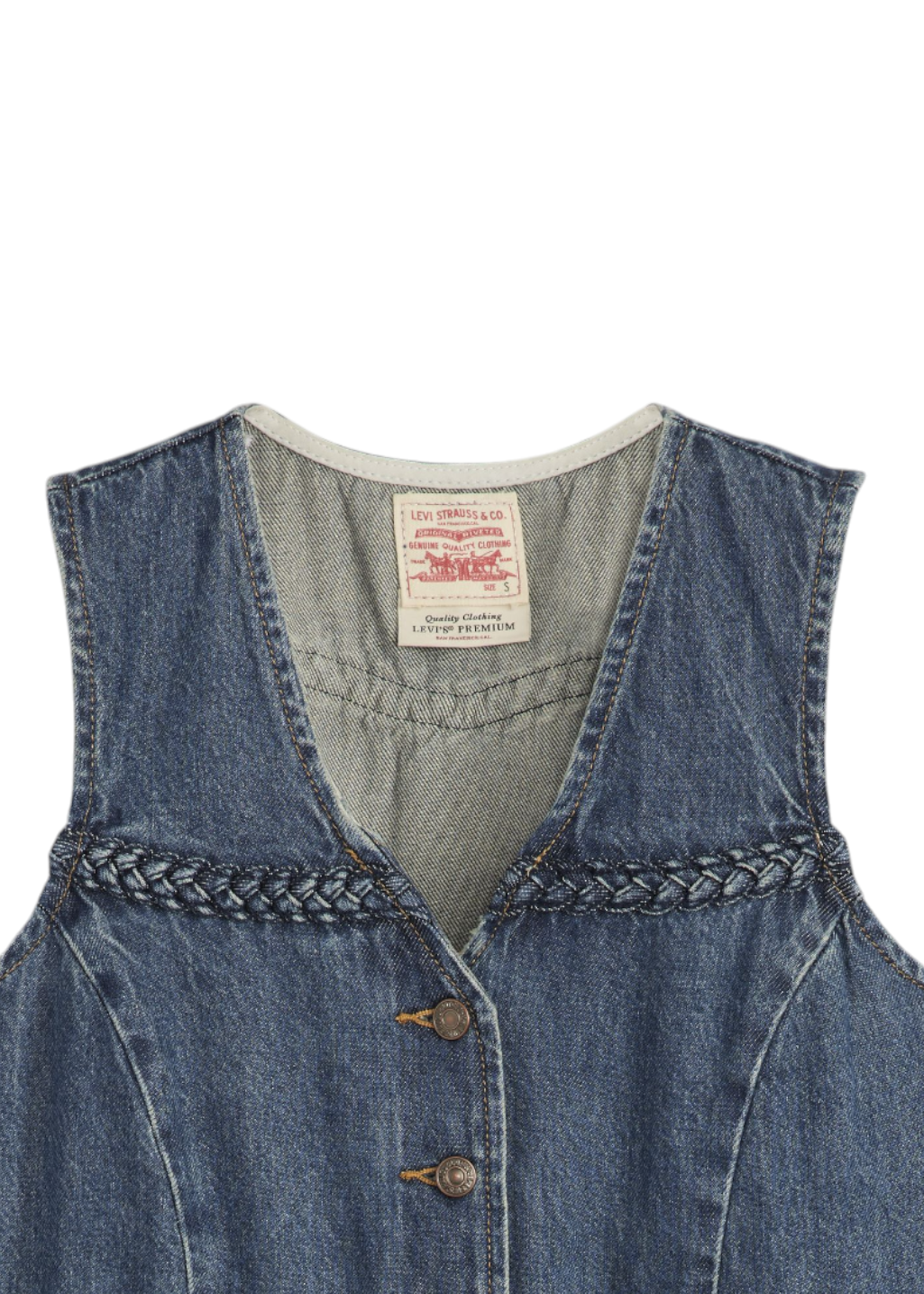 Levi's - Braided Vest - Big Yikes