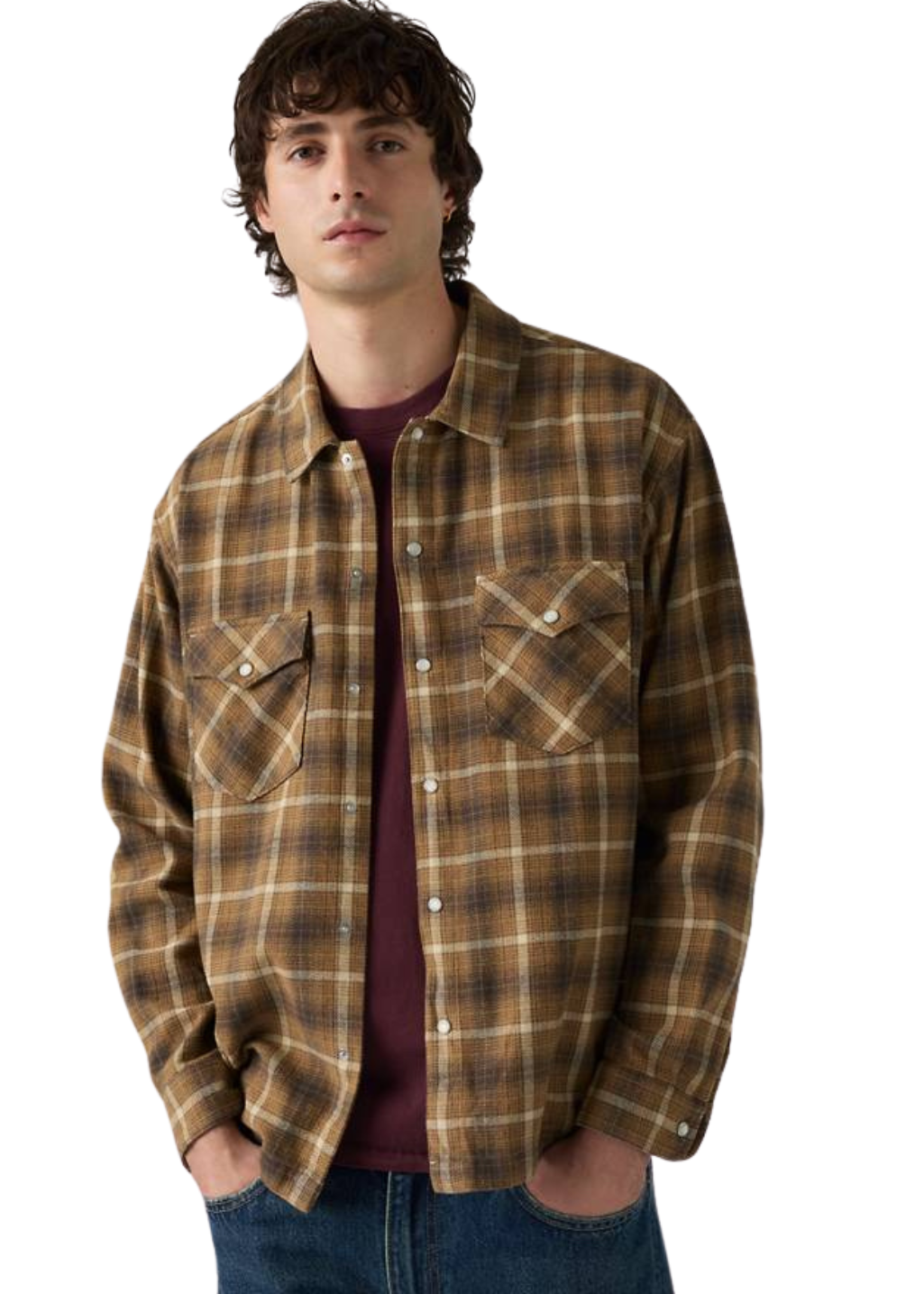 Levi's - Classic Boxy Western - Ryder Plaid V2 Foxtrot