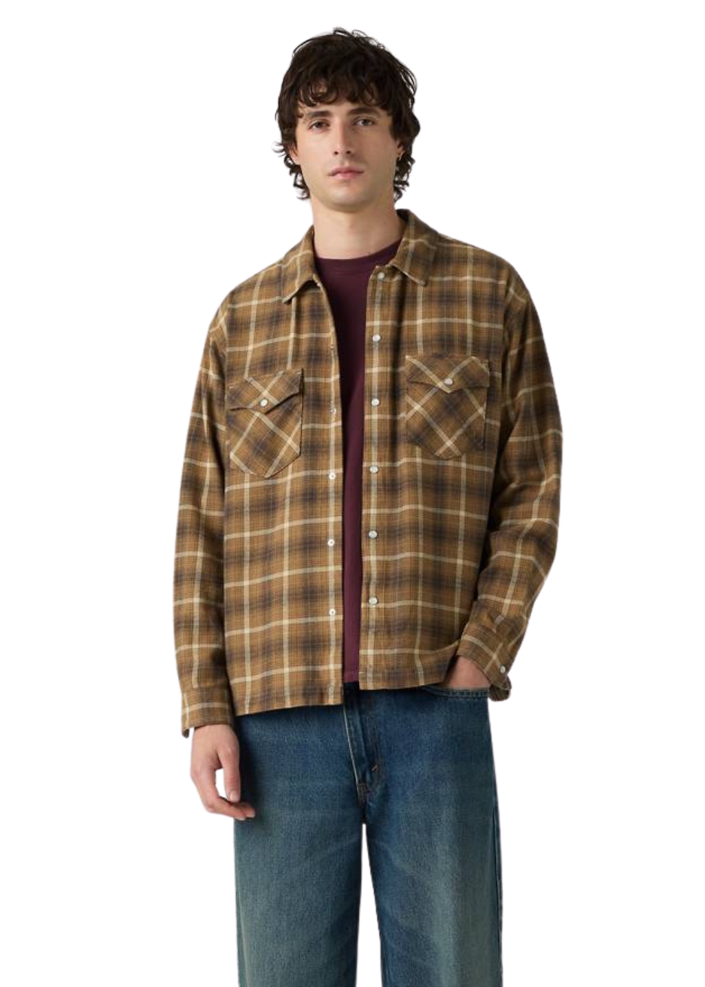Levi's - Classic Boxy Western - Ryder Plaid V2 Foxtrot