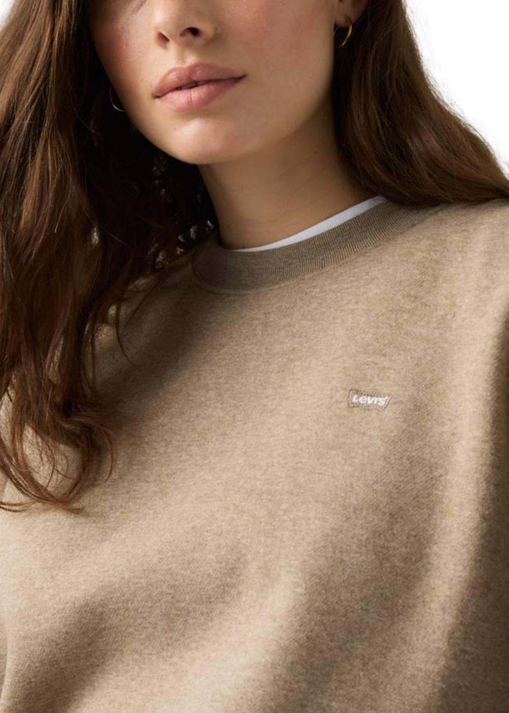 Levi's - Everyday Crew Sweatshirt - Taupe Gray Heather