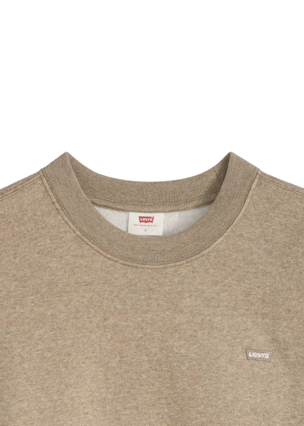Levi's - Everyday Crew Sweatshirt - Taupe Gray Heather