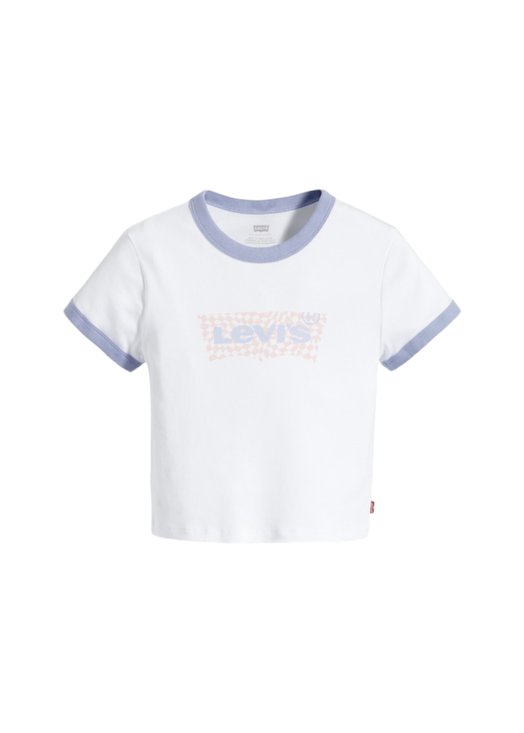 Levi's - Graphic Ringer Mini Tee - BW Bright White - Hardpressed Print Studio Inc.