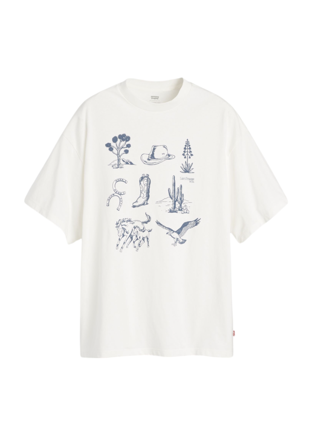Levi's - Graphic Short Stack Tee - Western Icon Chart