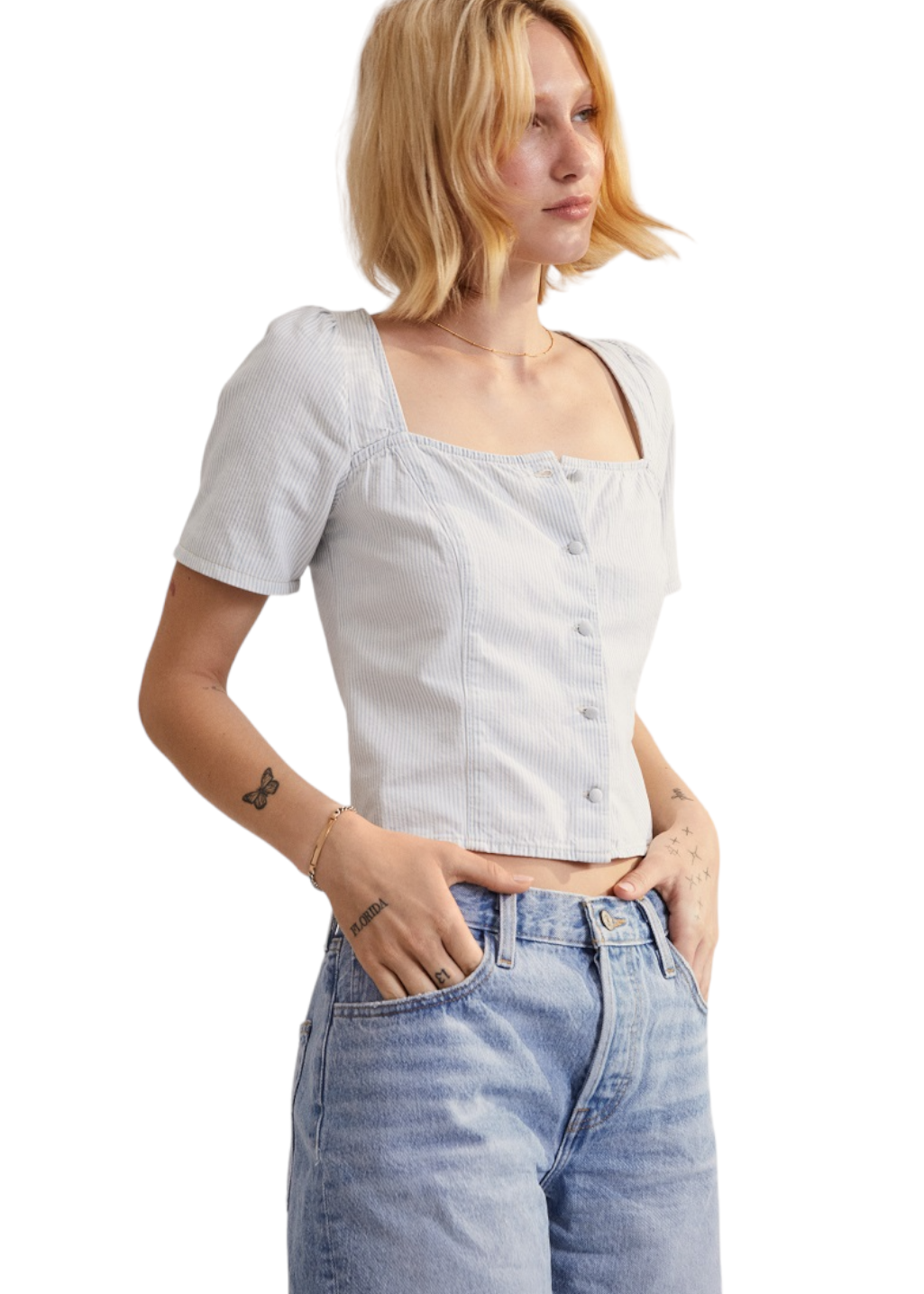 Levi s Pascale S S Blouse Smell Ya Later