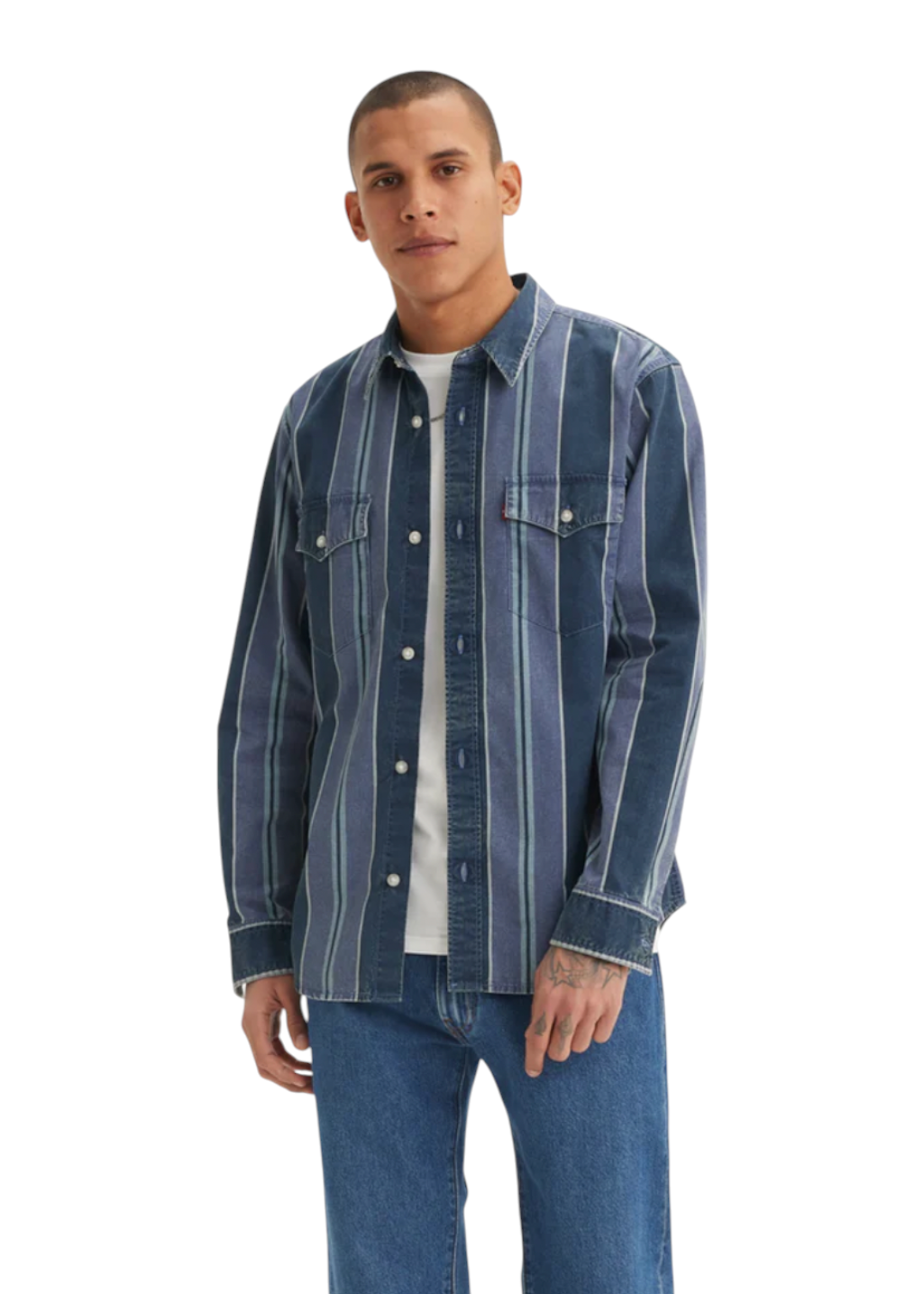 Levi's - Relaxed Fit Western - Carson Stripe