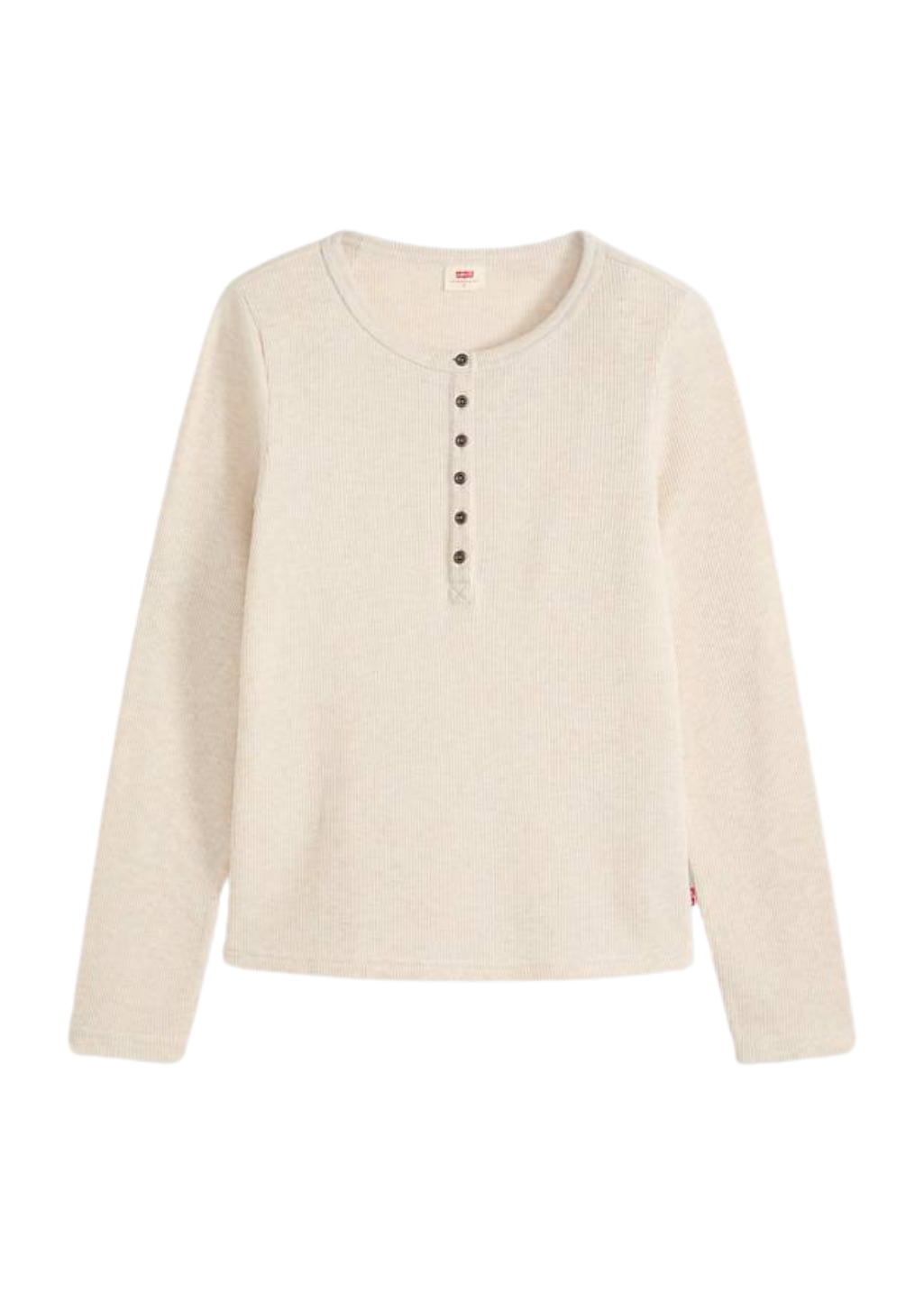 Levi's - Rooney Waffle Henley - Oatmeal Heather