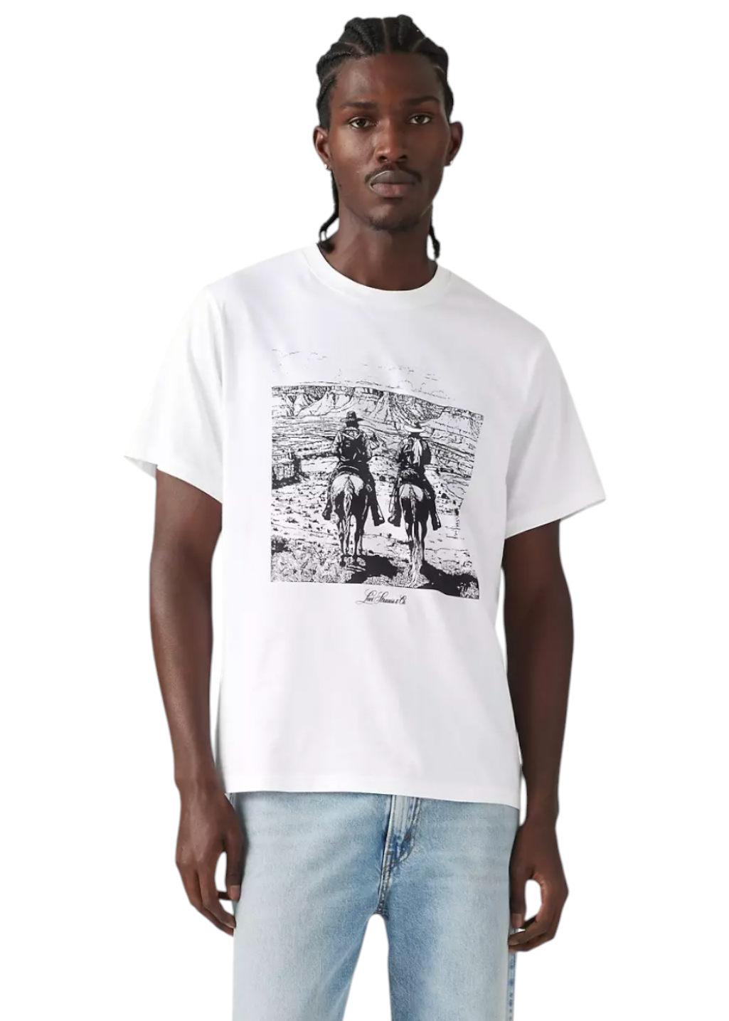 Levi's - S/S Relaxed Fit Tee - Archival Sunset Riders