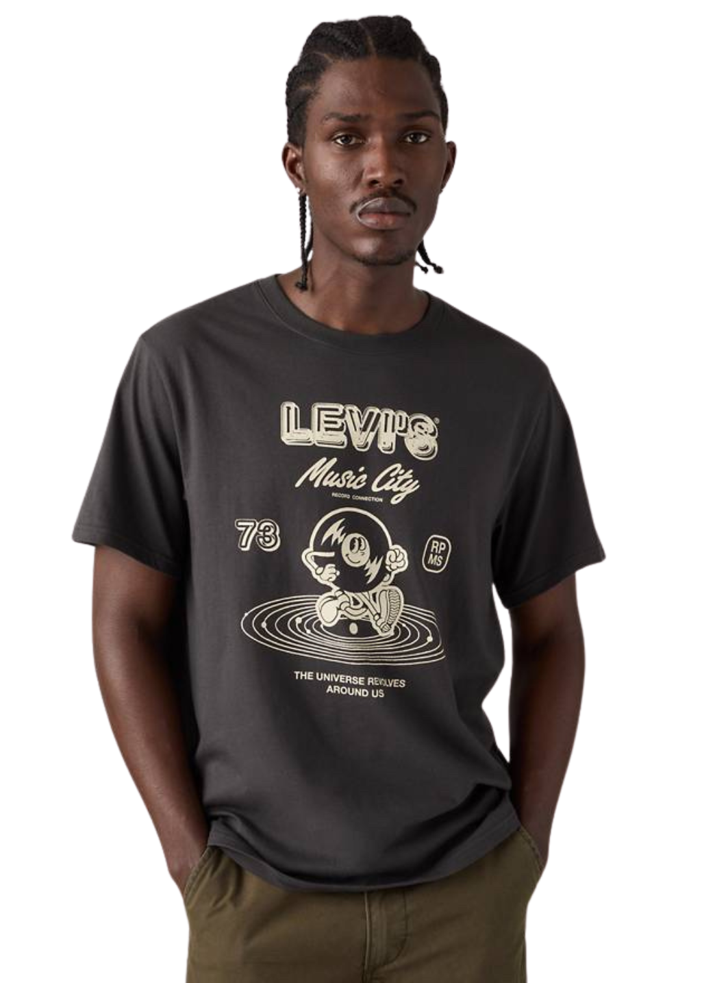 Levi's - SS Relaxed Fit Tee - Music City 2 Phantom