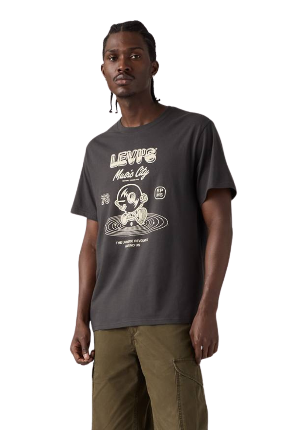 Levi's - SS Relaxed Fit Tee - Music City 2 Phantom