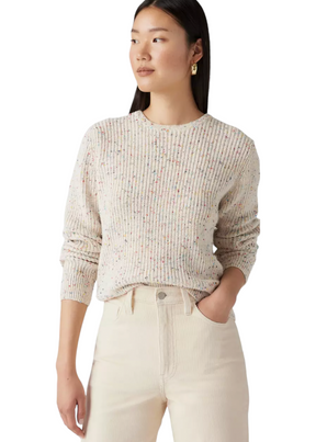 Levi's - Snowflake Pullover - Sunny Cream Confetti