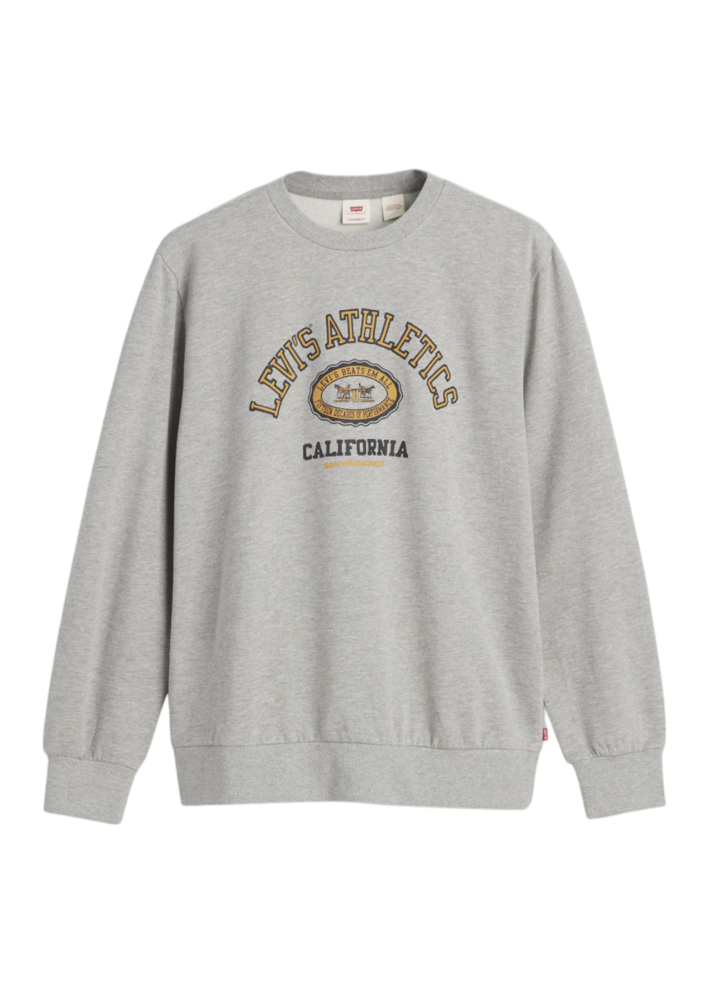 Levi's - Standard Graphic Crew - 2HP Crest Mid Tone Heather Grey