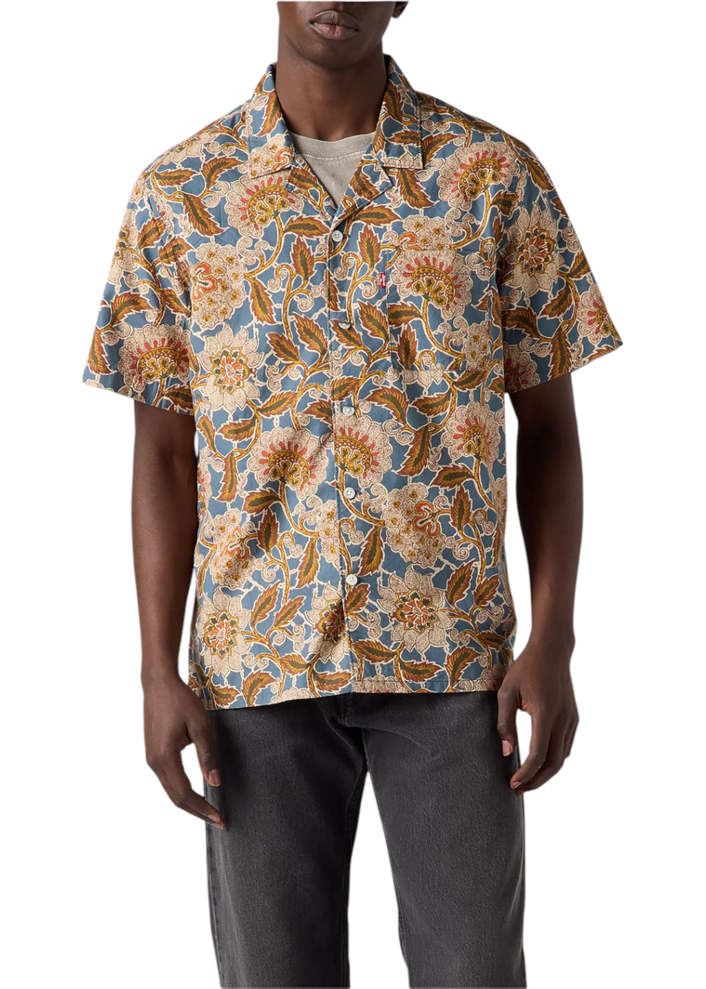 Levi's - The Sunset Camp Shirt - Elian Floral White Pepper