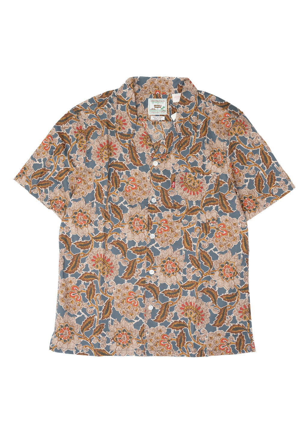 Levi's - The Sunset Camp Shirt - Elian Floral White Pepper