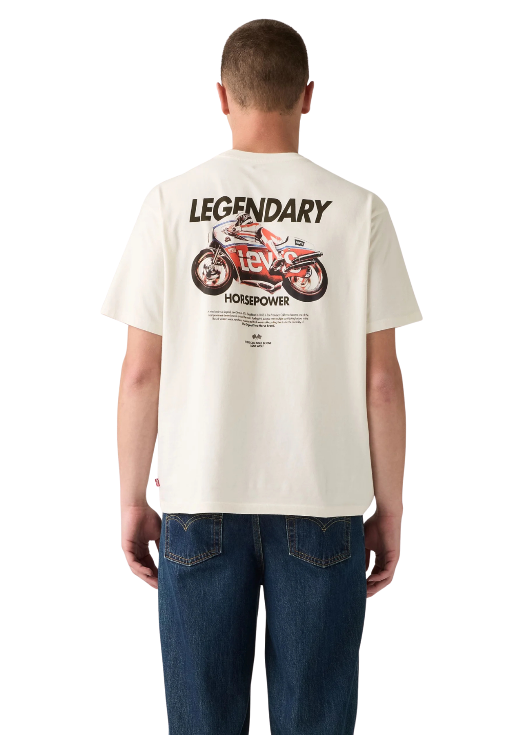 Levi's - Vintage Fit Graphic Tee - Legendary Horsepower 1 Egret