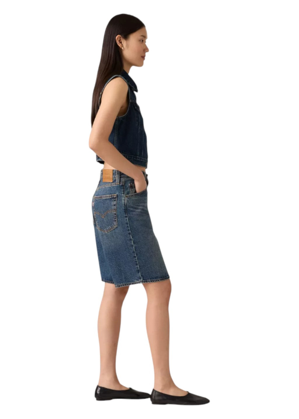 Levi's - Baggy Dad Jort - Hinged Heart