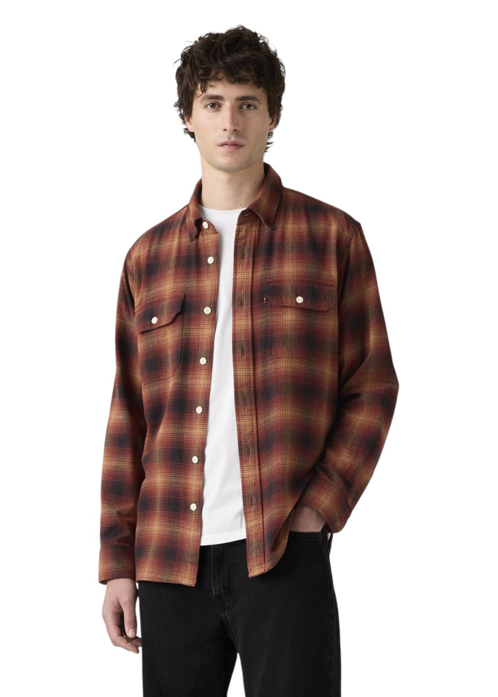 Levi's - Classic Worker - Scottie Plaid Tobacco Brown