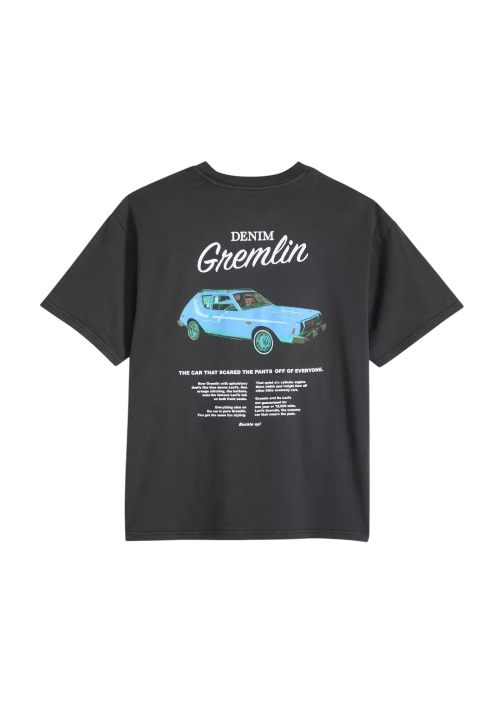 Levi's - GR Boxy Tee Coastal Creative Denim Gremlin - Jet Black