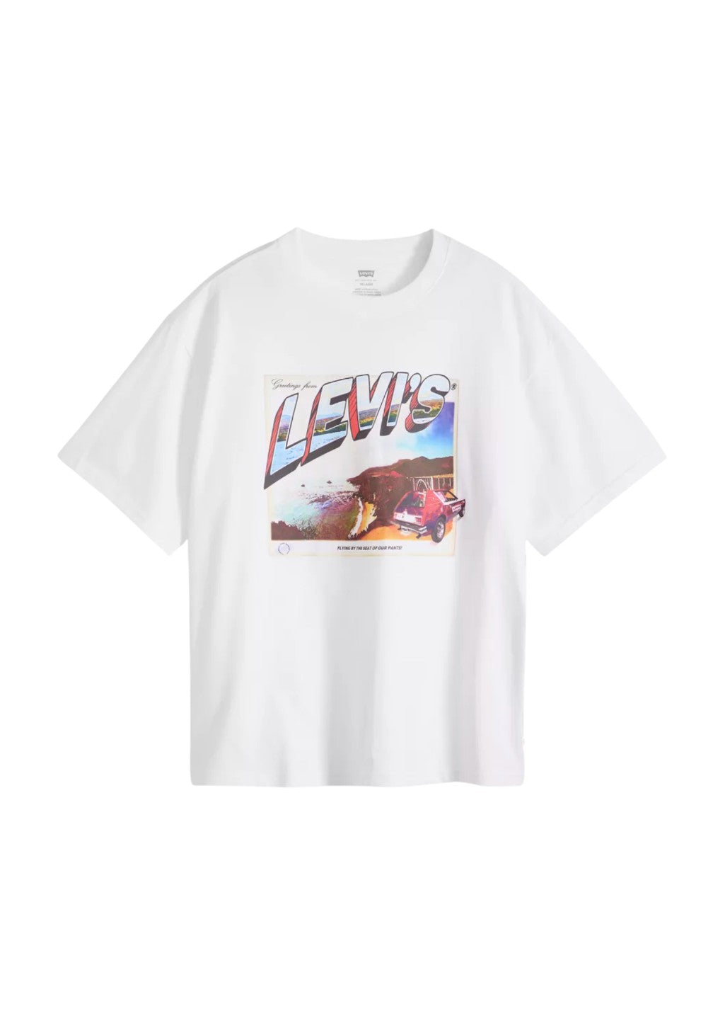 Levi's - GR Boxy Tee Levi's Postcard - White Plus - Hardpressed Print Studio Inc.