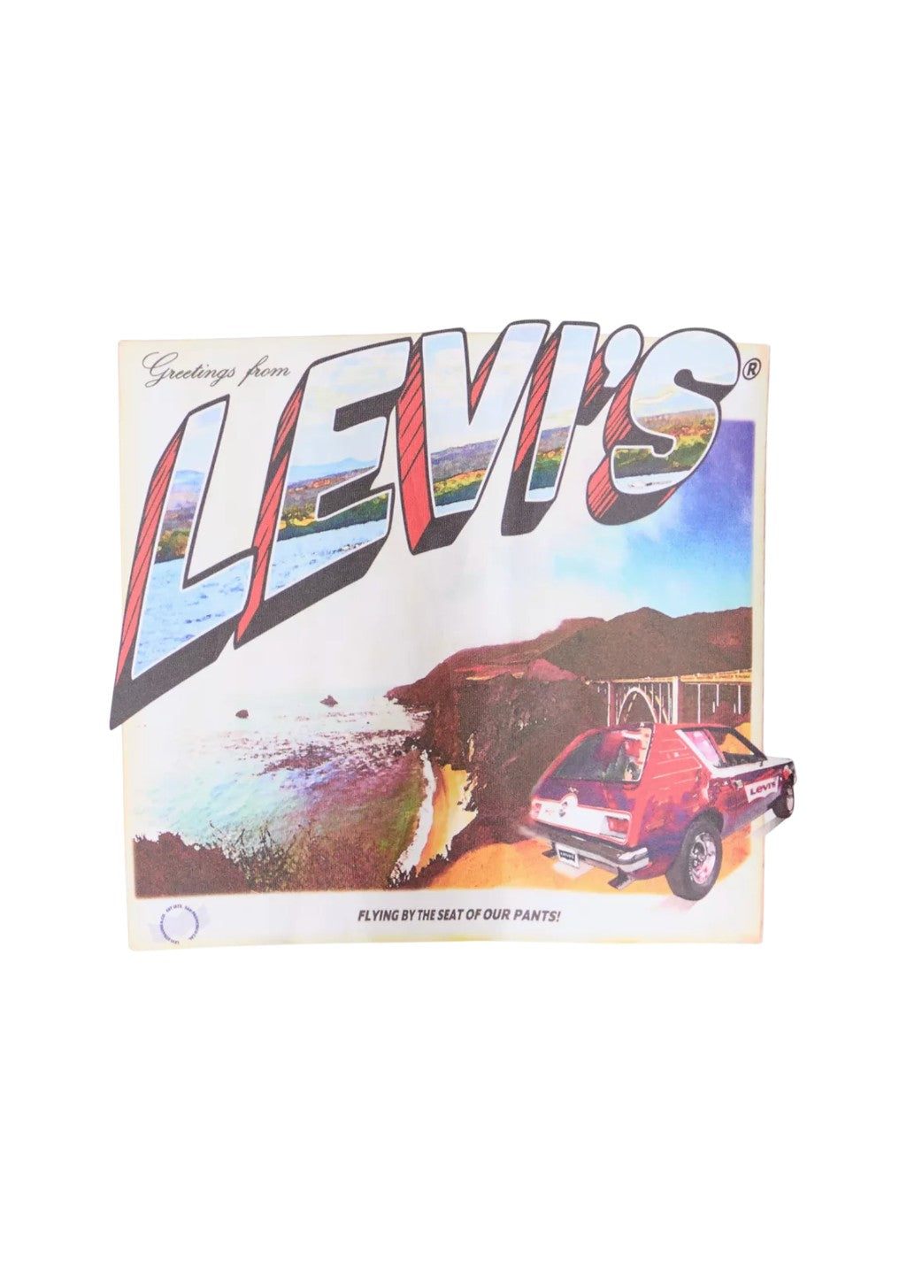 Levi's - GR Boxy Tee Levi's Postcard - White Plus - Hardpressed Print Studio Inc.