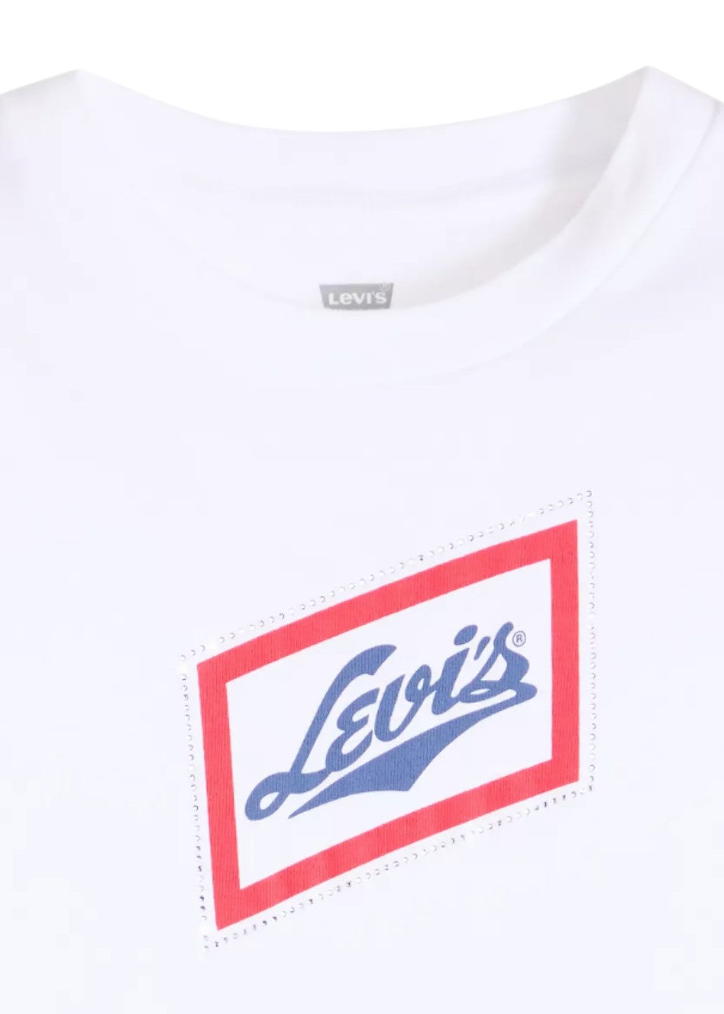 Levi's - GR Essential Sporty Tee Vintage Levi's Logo - Shine Bright White - Hardpressed Print Studio Inc.