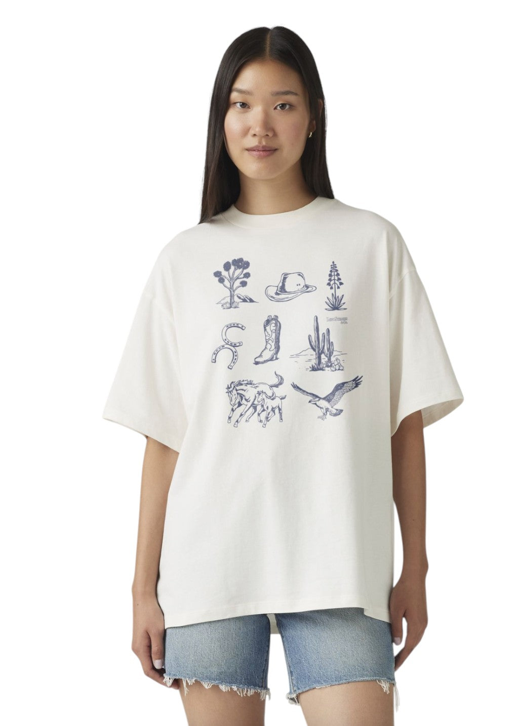 Levi's - Graphic Short Stack Tee - Western Icon Chart