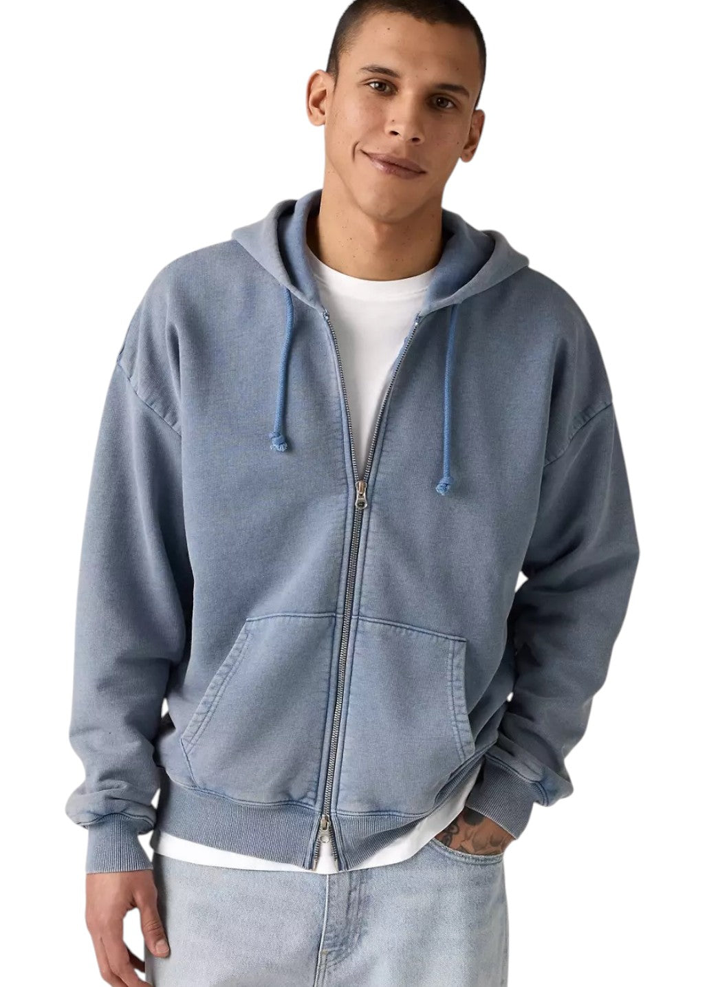 Levi's - Arcata Lined Full Zip - Grunge Wash Sunset Blue