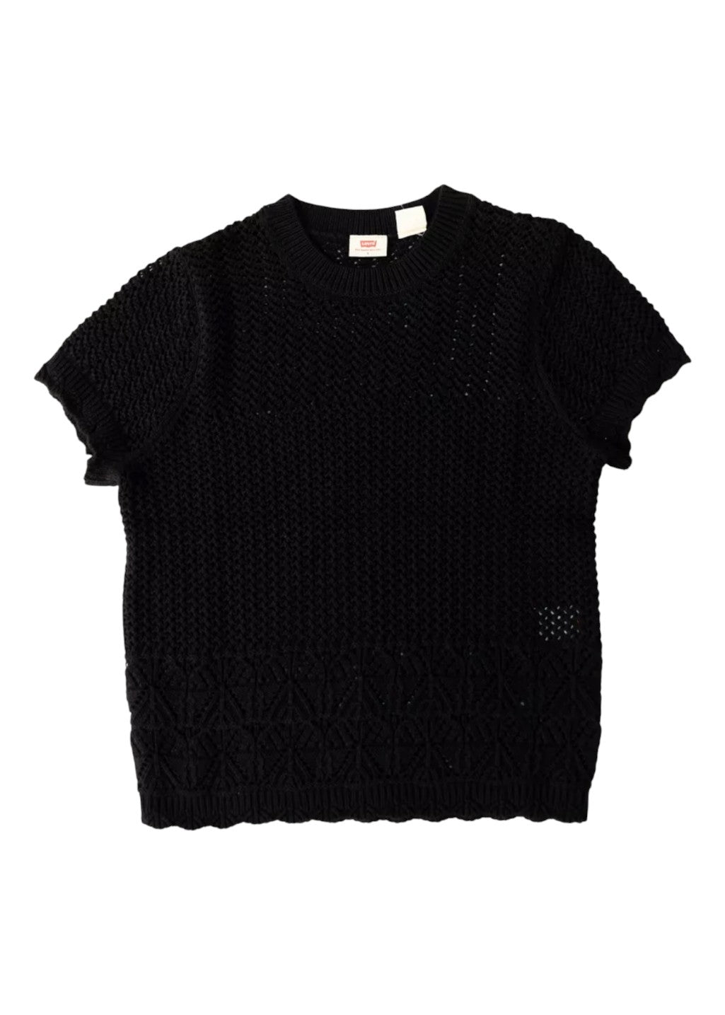 Levi's - Isabelle Crochet SS Sweater - Anthracite Night