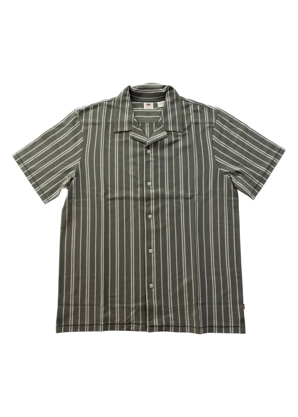 Levi's - T3 Knit Camp Shirt - Flynt Stripe Mulled Basil
