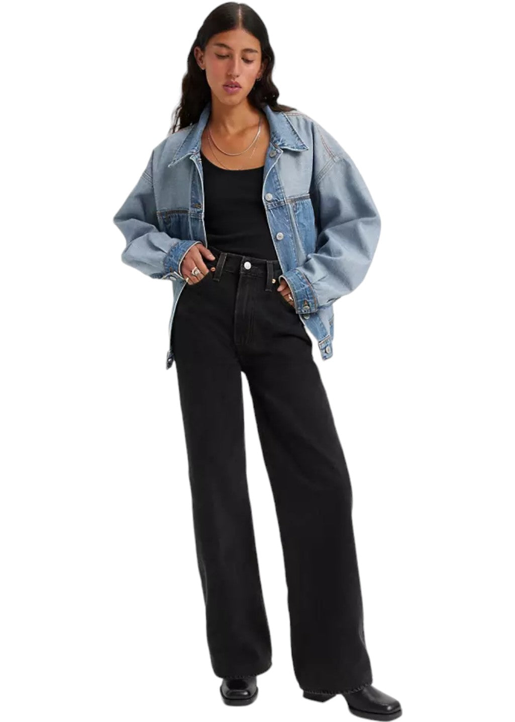 Levi's - Ribcage Wide Leg - Rosie Posie | Hardpressed Print Studio