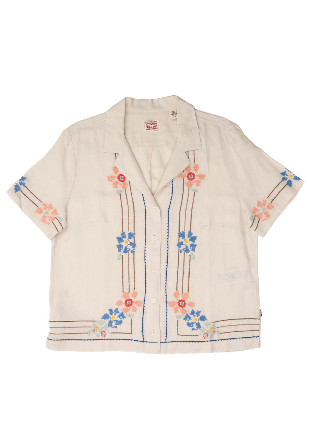 Levi's - Sonny Novelty Camp Shirt - Oatmeal
