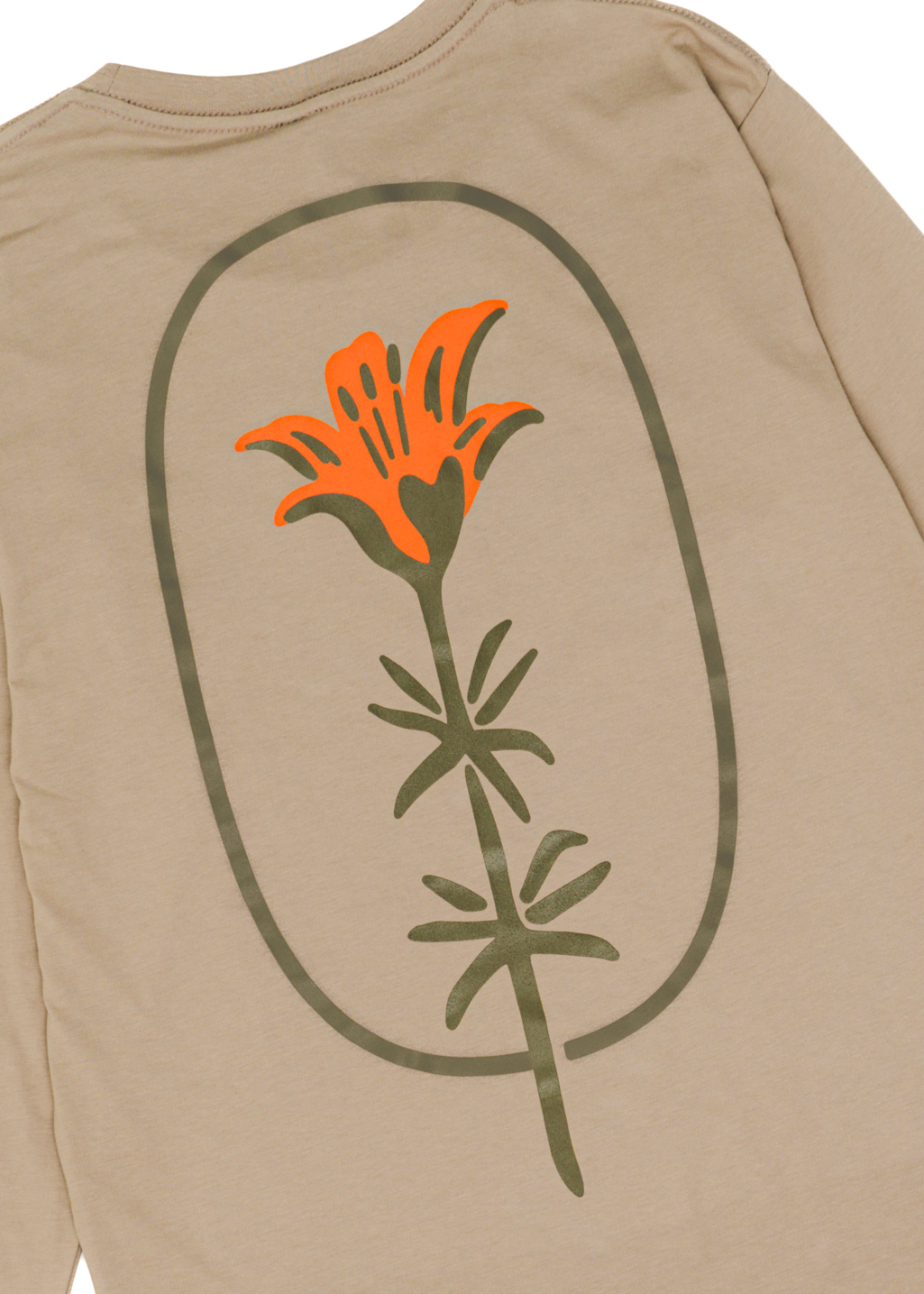 Lone Lily Long Sleeve | Dunes | Unisex - Hardpressed Print Studio Inc.